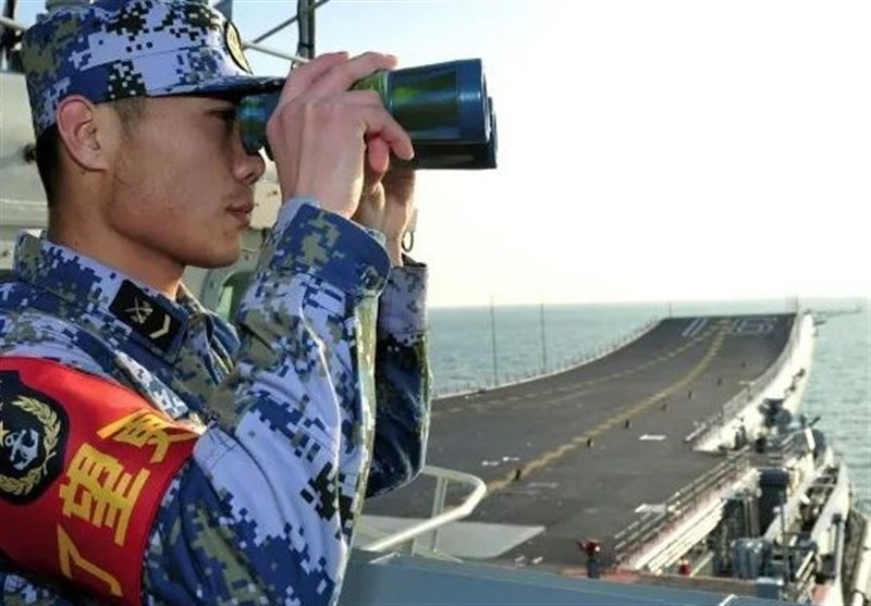 نیروی دریایی چین تمرینات توپخانه‌ای را آغاز کرد
