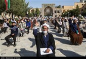 اجتماع بزرگ حوزویان در اعتراض به کشتار مردم افغانستان