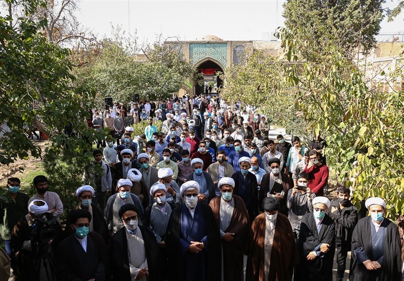 اعلام انزجار طلاب حوزه‌های علمیه قزوین از جنایات داعش در افغانستان
