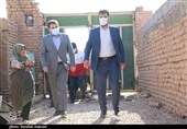 استاندار کرمان از روستای زلزله زده دهزوئیه بازدید کرد+تصاویر