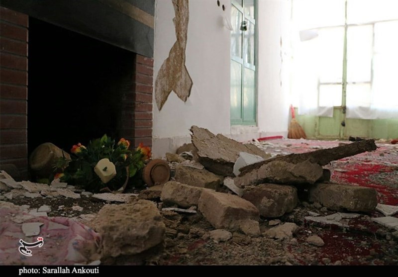 خسارت زلزله 5.1 ریشتری به منازل مسکونی روستاهای زرند به روایت تصویر