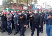 پیکر جانباز 70 درصد گلستانی در کنار یاران شهیدش آرام گرفت