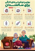 اینفوگرافیک/ بهترین نوشیدنیهای خانگی برای سالمندان