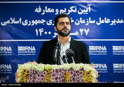 سخنرانی علی نادری مدیرعامل جدید خبرگزاری ایرنا