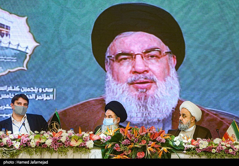 سخنرانی ویدئویی سیدحسن نصرالله دبیرکل حزب الله لبنان در مراسم افتتاحیه سی و پنجمین کنفرانس بین المللی وحدت اسلامی