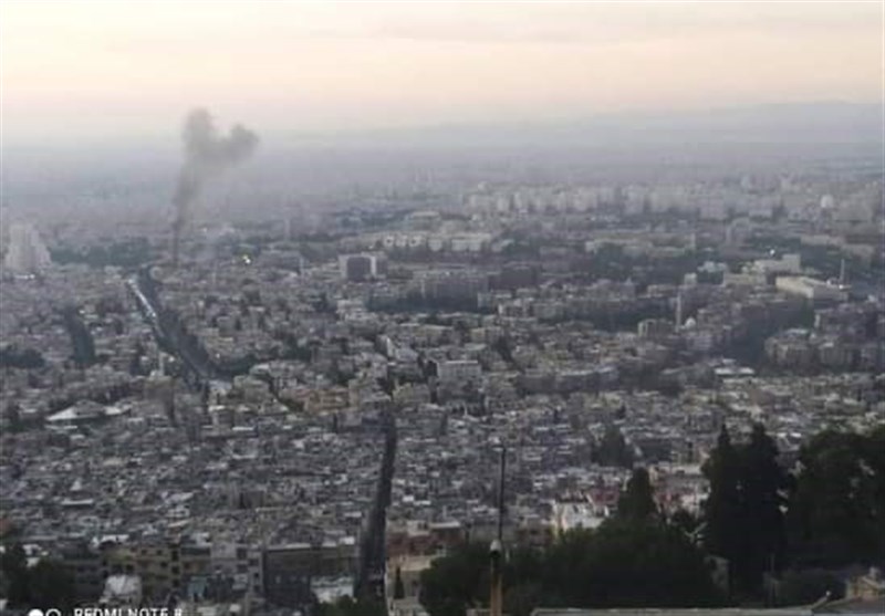حمله موشکی جدید رژیم صهیونیستی به حومه دمشق+ فیلم