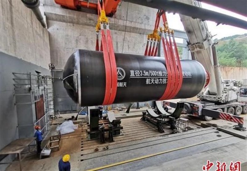 آزمایش قدرتمندترین موتور موشک با سوخت جامد توسط چین