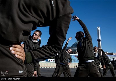 مراسم صبحگاه ورزشی دانشگاه‌های نیروهای مسلح