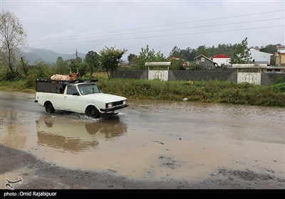آبگرفتگی مناطقی از شهرستان املش - گیلان