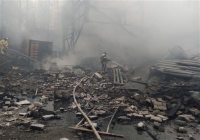  مرگ ۱۶ نفر در آتش سوزی کارخانه شیمیایی در روسیه 