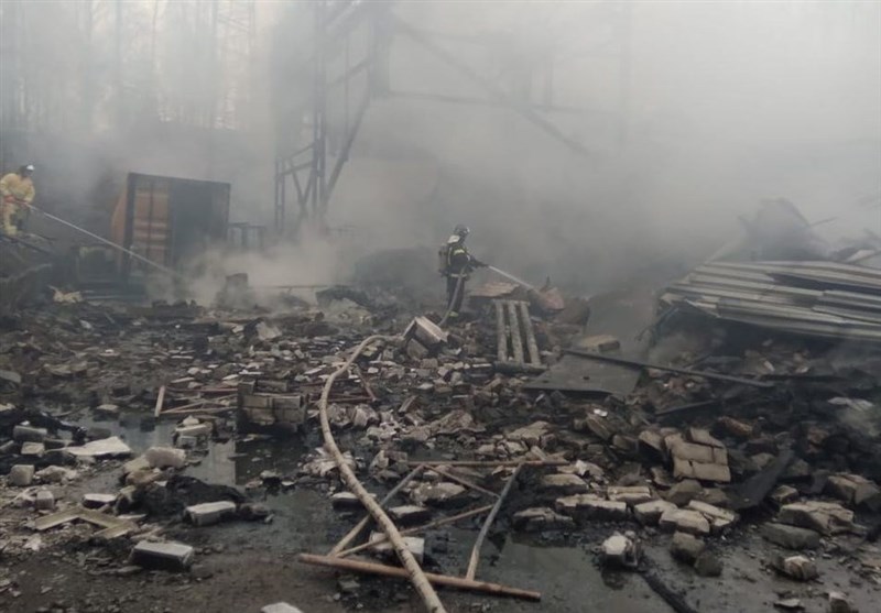 مرگ 16 نفر در آتش سوزی کارخانه شیمیایی در روسیه