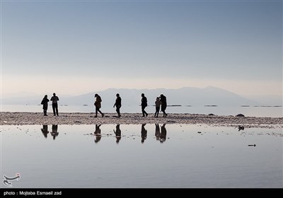 دریاچه ارومیه و روزهای کم آبی