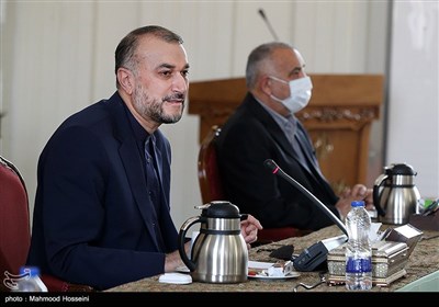 سخنرانی امیرعبداللهیان وزیر امورخارجه در مراسم معارفه نماینده ویژه رئیس‌جمهور در امور افغانستان