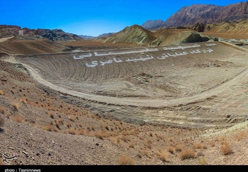 افتتاح بزرگترین پروژه آبخیزداری سد شهید سلیمانی در شهرستان سربیشه به روایت تصویر