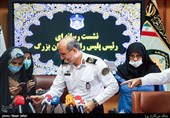 نشست خبری رئیس پلیس راهور تهران