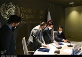 مراسم امضای یادداشت تفاهم میان دولت ژاپن و نمایندگی سازمان جهانی بهداشت(WHO)در جمهوری اسلامی ایران با موضوع چروژه گسترش ظرفیت نظام سلامت در مقابله با بحران کووید-19 از طریق تامین تجهیزات پزشکی
