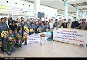 استقبال از تیم قهرمان جام فوتبال شرکت‌های جهان در کرمان به روایت تصویر