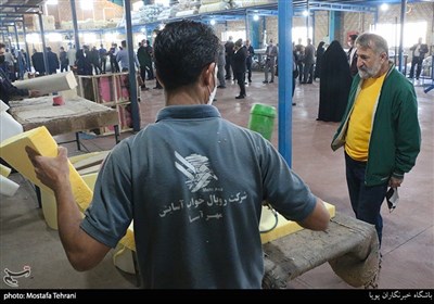 بازدید مهران رجبی از کارخانه تولیدی رویال خواب آسایش با بیش از 300 کارگر بهبود یافته