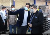 بازدید سالار عقیلی از کارخانه تولیدی رویال خواب آسایش با بیش از 300 کارگر بهبود یافته