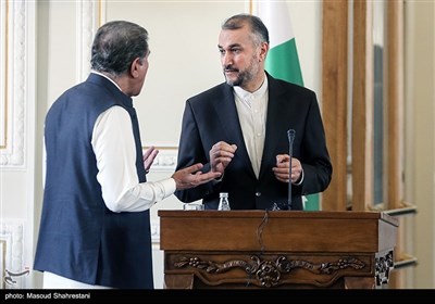 دیدار وزرای خارجه ایران و «شاه محمود قریشی» وزیر خارجه پاکستان