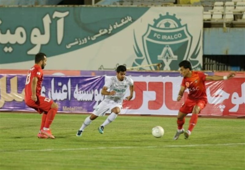 لیگ برتر فوتبال| تساوی آلومینیوم و فولاد در نیمه نخست
