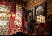 بازار فرش فروش‌های همدان به روایت تصویر/ تجلی هنر اصیل در فرش‌های ایرانی