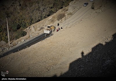 انفجار صخره 5000 تُنی در منطقه یک آزادراه تهران-شمال در راستای اجرای پدافند غیرعامل