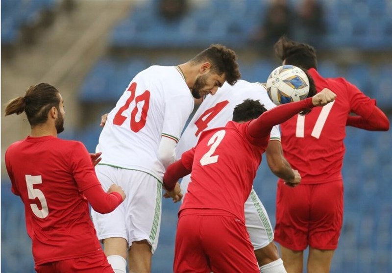 انتخابی قهرمانی زیر 23 سال آسیا| پیروزی ایران مقابل تاجیکستان در نیمه اول
