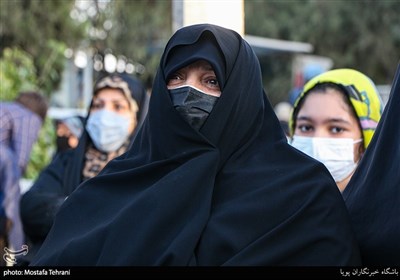 همسر سرلشگر پاسدار شهید حسن طهرانی مقدم 