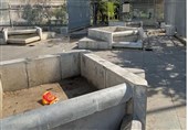 اداره کل میراث فرهنگی تهران: تبدیل حوض‌های موزه فرش به باغچه موقتی است