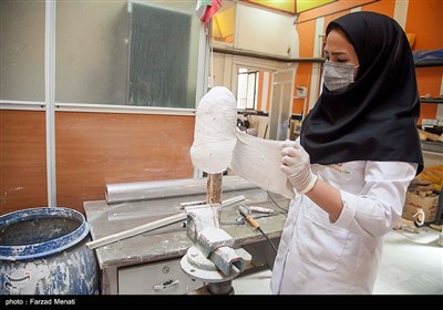 کارگاه ساخت پروتز و ارتوپدی هلال احمر در کرمانشاه