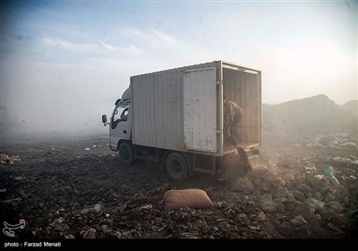 گورستان زباله در کرمانشاه