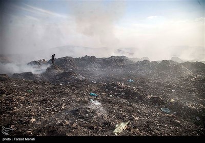 گورستان زباله در کرمانشاه