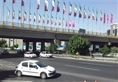 آخرین وضعیت ترافیکی معابر تهران؛ تردد سنگین اما روان در بزرگراه‌ها