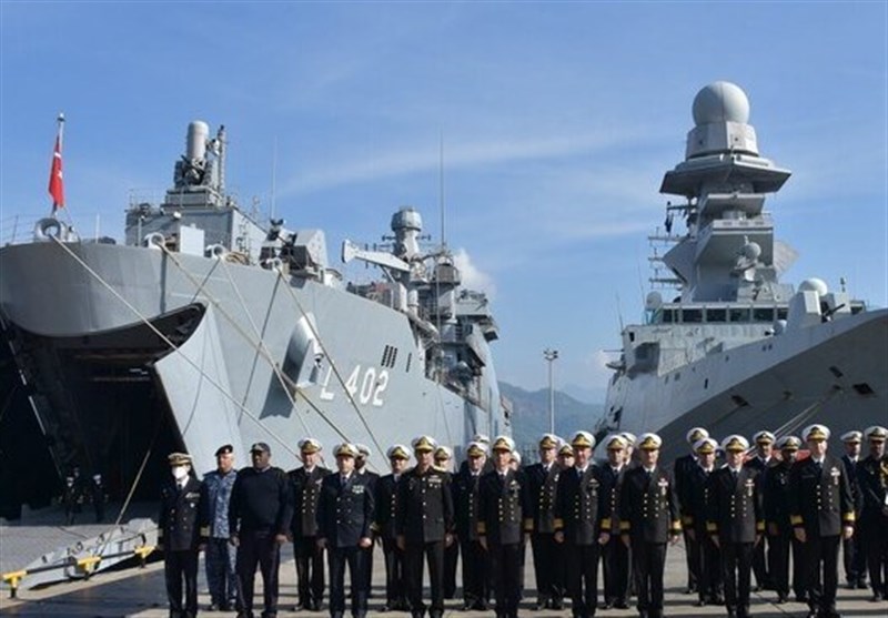 آغاز مانور نیروی دریایی ترکیه با حضور نیروهای چند ملیتی