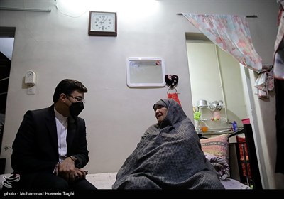 بازدید رییس کمیسیون حقوقی شورای اسلامی شهر مشهد از کمپ جذامیان