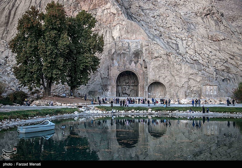 بارش باران پاییزی در طاقبستان