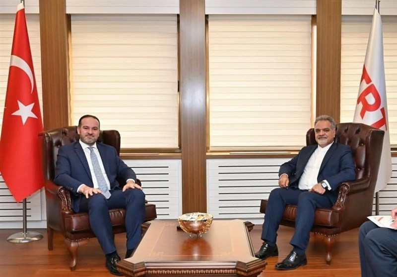 دیدار سفیر ایران در ترکیه با مدیر کل سازمان تی آر تی ترکیه
