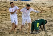 برتری دوباره تیم ملی فوتبال ساحلی ایران مقابل بلاروس
