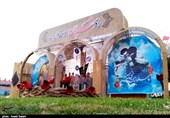 مشعل شهدا روشنتر ازهمیشه؛فضاسازی شهری با یاد شهیدان در سمنان