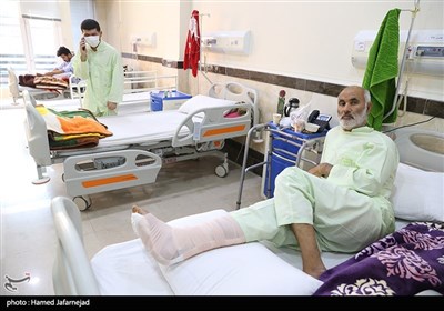  مجروحان حادثه تروریستی مسجدشیعیان قندهار افغانستان