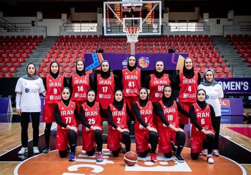 رتبه آخر تیم بسکتبال بانوان ایران در مسابقات کاپ آسیا