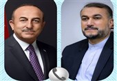 وزیر خارجه ترکیه وضعیت سلامت و روند درمان امیرعبداللهیان را جویا شد