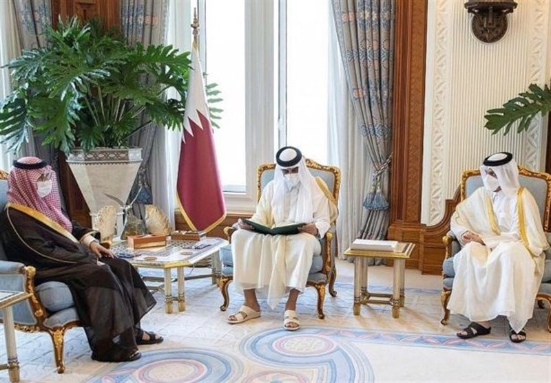 پیام بن سلمان به امیر قطر