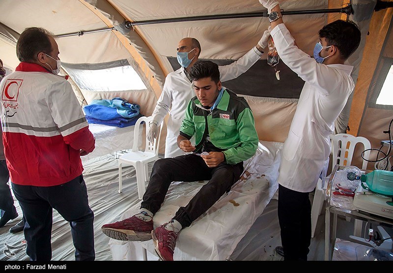 مانور امداد و نجات زلزله در کرمانشاه