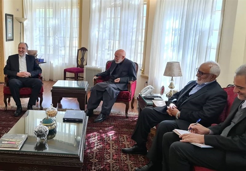 دیدار سفیر ایران در افغانستان با حامد کرزی