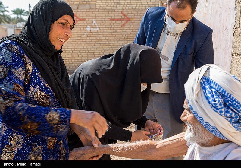 تیم سیار واکسیناسیون به روستاهای استان خوزستان اعزام شدند+ فیلم