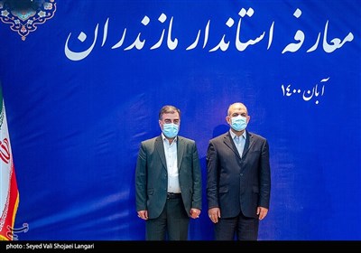  احمد وحیدی وزیر کشور و سید محمود حسینی‌پور استاندار جدید مازندران 