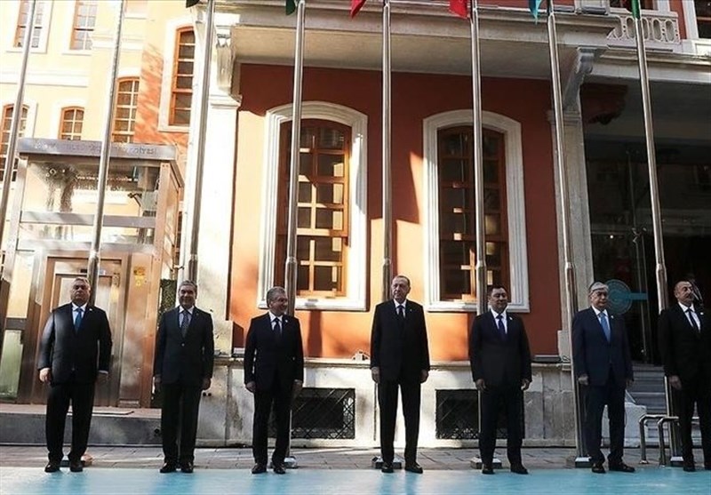 افتتاح ساختمان شورای ترک در استانبول با حضور سران کشورهای عضو