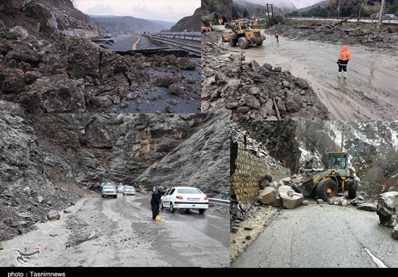 استاندار مازندران: جاده چالوس و آزاد راه شمال تا فردا غروب بازگشایی شود + فیلم